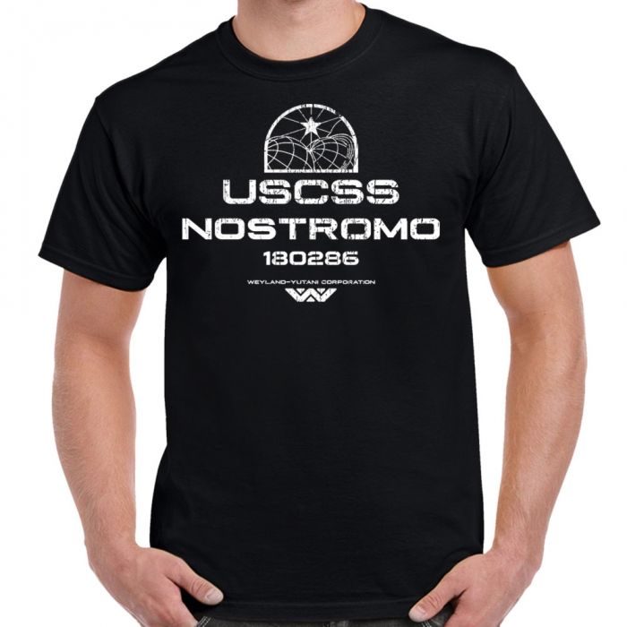USCSS Nostromo Adult T-Shirt Aliens Shirt Made The USA