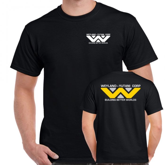 Weyland Yutani Corp Logo Double Sided Adult T-Shirt