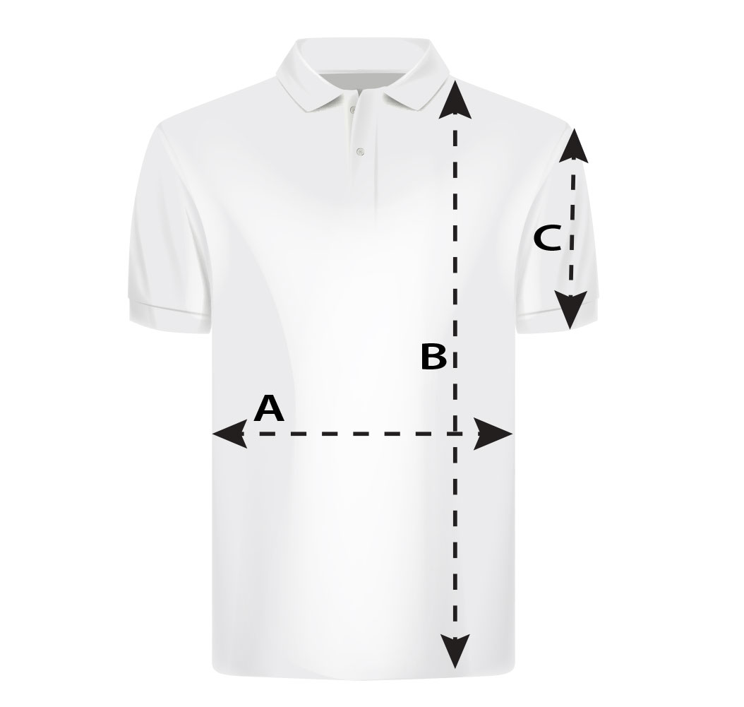Mens Adult T-Shirt Size Guide